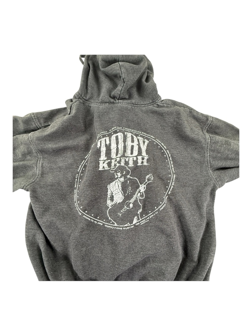 Toby Keith Full Zip Hoodie Country Concert Sweatshirt